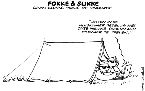 Inbrekers gaan niet met vakantie!